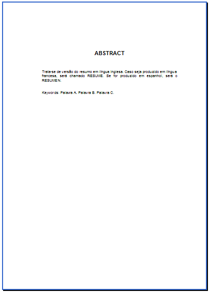 Folha de Abstract