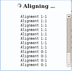 Progress window